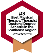 #3 Best Physical Therapy/Therapist Doctoral Degrees in the Southeast Region