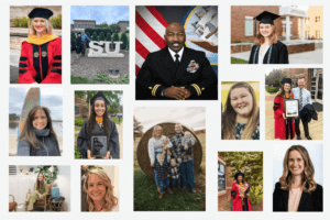 Collage of Shenandoah University Occupational Therapy award winners for 2023-24.