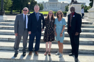 Music education students and alumni participate in NAfME's Hill Day