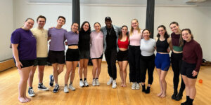 Senior dance majors participate in masterclass with Jovan Dansberry in New York City